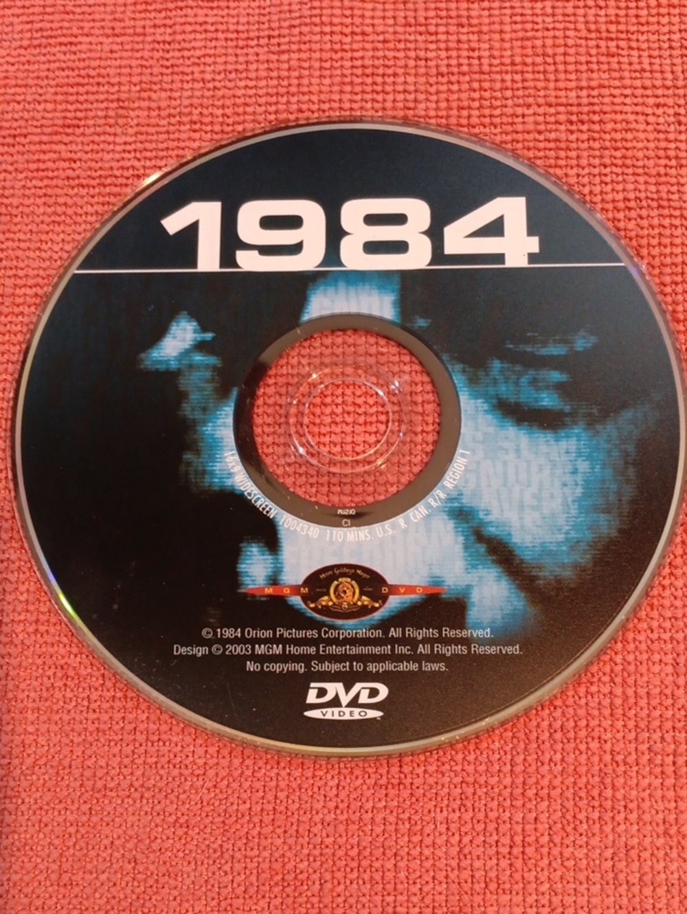 1984 DVD *NO CASE*